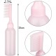 UNVOJL 2 Pack Root Comb Applicator Bottle Hair Dye Dispensing Bottle with Scale for Home Salon (Pink) UNVOJL 2 Pack Root Comb Applicator Bottle Hair Dye Dispensing Bottle with Scale for Home Salon (Pink)