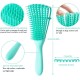 Anti Static Detangling- Hairbrush Anti-Knot Massage Detangler Comb Pain Free Straightener for Women Men and Kid Long Thick Curly-فرشاة شعر