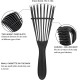 Anti Static Detangling- Hairbrush Anti-Knot Massage Detangler Comb Pain Free Straightener for Women Men and Kid Long Thick Curly-فرشاة شعر