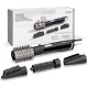 Babyliss ionic Hair Styler Rotating Brush - 4 Attachments and Bag Black – 1000 Watts – AS200E – International Warranty – Packaging May Vary