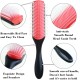 ELECDON Hair Continuous Spray Bottle Set, 9-Row Cushion Nylon Bristle Brush and Detangling Brush Water Sprayer Brush Set Hair for Hairstyling, Cleaning, Plants & Misting