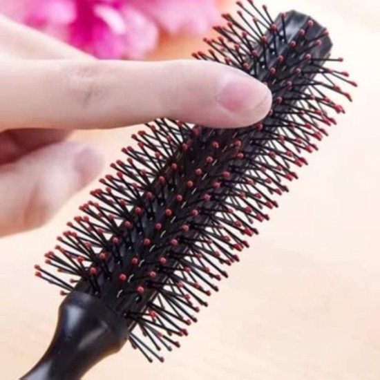 Flat Circle Curly Hair Comb Nylon Bristles for Women and Men