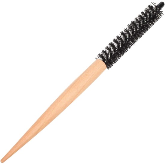 Hair Brush, Comb, Hairdressing Tool, Nylon Brush Hair Small Round for Cutting Hair Styling Long Hair(20# small wooden comb)