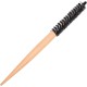 Hair Brush, Comb, Hairdressing Tool, Nylon Brush Hair Small Round for Cutting Hair Styling Long Hair(20# small wooden comb)