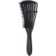 Hair Detangler Brush Natural Wet Detangling Brush for Kinky Curly Hair, Black