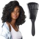 Hair Detangler Brush Natural Wet Detangling Brush for Kinky Curly Hair, Black