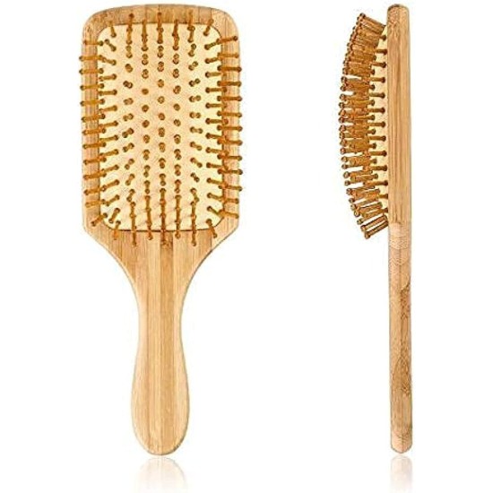 Hair Styling Tools Head Relaxing Small Square Wooden Massage Comb Natural Wood Salon Hair Brush Comb