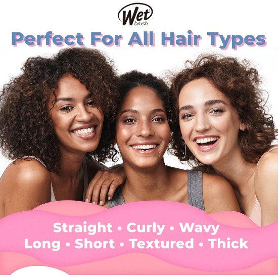 Wet Brush Original Princess Guiding Spirit Detangling Brush - Disney's Frozen 2, Sisters - All Hair Types - Ultra-Soft IntelliFlex Bristles Glide Through Tangles with Ease - Protects Against Split End