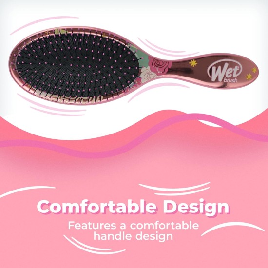 Wet Brush Original Princess Guiding Spirit Detangling Brush - Disney's Frozen 2, Sisters - All Hair Types - Ultra-Soft IntelliFlex Bristles Glide Through Tangles with Ease - Protects Against Split End