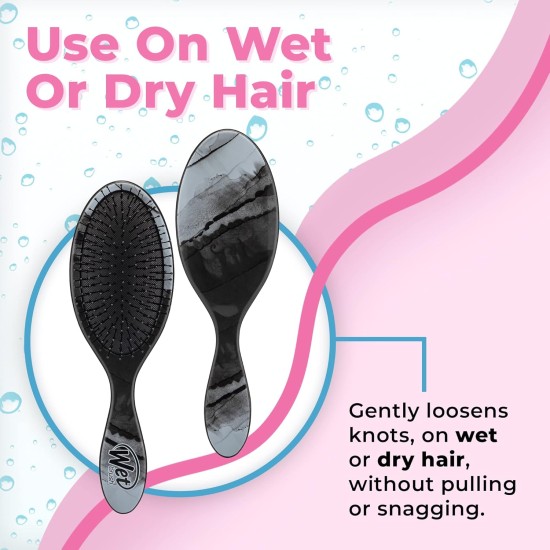 Wet Brush Original Princess Guiding Spirit Detangling Brush - Disney's Frozen 2, Sisters - All Hair Types - Ultra-Soft IntelliFlex Bristles Glide Through Tangles with Ease - Protects Against Split End