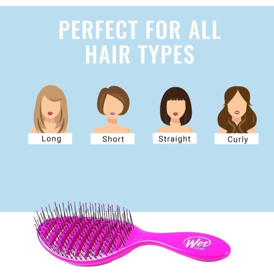 Wet Brush Original Princess Guiding Spirit Detangling Brush - Disney's Frozen 2, Sisters - All Hair Types - Ultra-Soft IntelliFlex Bristles Glide Through Tangles with Ease - Protects Against Split End