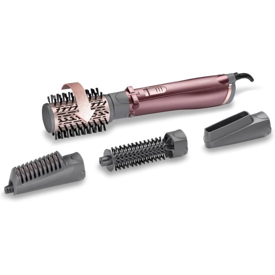 BabyLiss Brush, Hot Air Styler Hair Dryer 1000W, 4-in-1 Multi-function for Quick Drying, Straightening, and Curling Hair - AS960E, 1000W