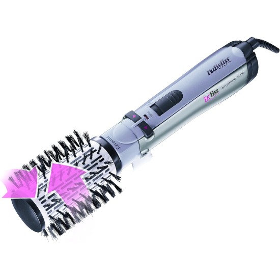 Babyliss 2735E BeLiss Brushing Rotating Brush 4 Attachments 1000 Watts – International Warranty