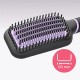 Heated straightening brush