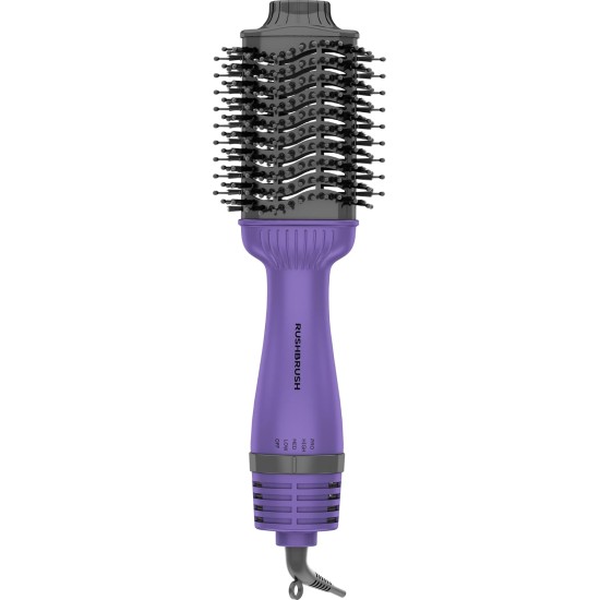 Rush Brush V3 Pro Black Ion Technology Wide Oval Design 1400W 360° Airflow | 5 Year Warranty | Black Rush Brush V3 Pro Black Ion Technology Wide Oval Design 1400W 360° Airflow | 5 Year Warranty | Black