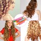 28 Pieces Hair Curlers Styling Kit No Heat Hair Curls Hair Curlers Spiral Curls Magic Hair Rollers Heatless Wave Styles with 2 Styling Hooks for Extra Long Hair Most Kinds of Hairstyles (30cm)