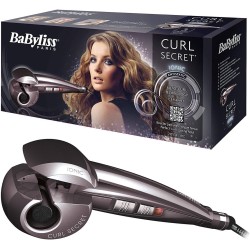 Babyliss C1100E Curl Secret Ceramic Hair Styler Curler Tongs With Auto Curl Technology - International Warranty