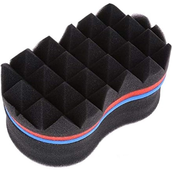 Black small eight-shaped curly sponge