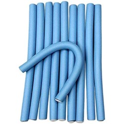 Flexible hair styling curlers twist roller foam rods (10 pcs)