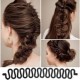 French Hair Braiding Tool Roller with Hook