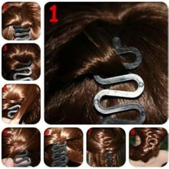 French Hair Braiding Tool Roller with Hook