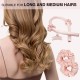 Heatless Curlers Headband No Heat Curls Soft Curling Rod Hair Curler Set for Sleeping Overnight Silk Hair Roller Hair Styling Tool for Women, Girls Medium Long Hairs