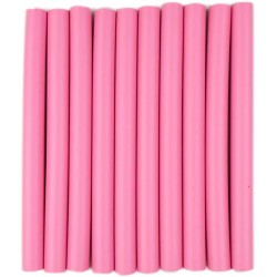 Heatless Hair Curlers For Long Hair Flexi Rods Hair Rollers (Random Color）