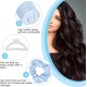 Long Hair Curlers, Curless Curlers, Sleep Curls for Beach Waves, Heatless Waves, Heatless Curls, New Way Of Curling Hair(Blue)