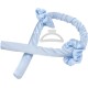 Long Hair Curlers, Curless Curlers, Sleep Curls for Beach Waves, Heatless Waves, Heatless Curls, New Way Of Curling Hair(Blue)