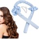 Long Hair Curlers, Curless Curlers, Sleep Curls for Beach Waves, Heatless Waves, Heatless Curls, New Way Of Curling Hair(Blue)