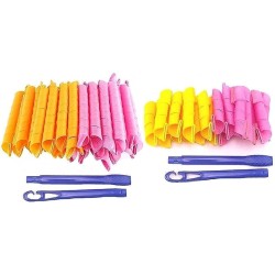 Plastic Magic Manual Curler for Hair Styling - 18 Pieces