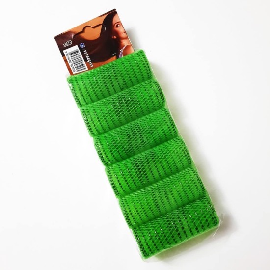 Wire Mesh Hair Rollers - VETA EGYPT - 6Pcs - Red - Size (125) Wire Mesh Hair Rollers - VETA EGYPT - 6Pcs - Red - Size (125)