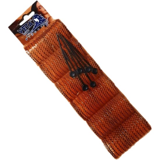 Wire Mesh Hair Rollers - VETA EGYPT - 6Pcs - Red - Size (125) Wire Mesh Hair Rollers - VETA EGYPT - 6Pcs - Red - Size (125)