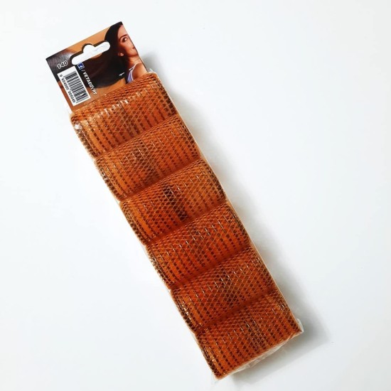 Wire Mesh Hair Rollers - VETA EGYPT - 6Pcs - Red - Size (125) Wire Mesh Hair Rollers - VETA EGYPT - 6Pcs - Red - Size (125)
