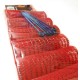Wire Mesh Hair Rollers - VETA EGYPT - 6Pcs - Red - Size (125) Wire Mesh Hair Rollers - VETA EGYPT - 6Pcs - Red - Size (125)