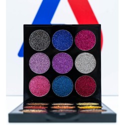 Glitter Eyeshadow Palette Ultra Pigmented - 18 Color