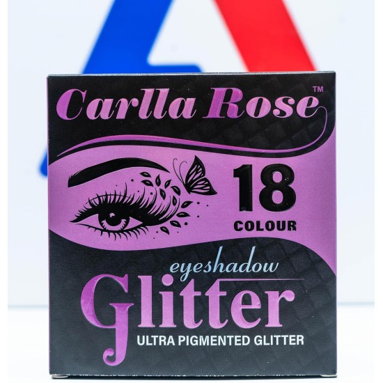 Glitter Eyeshadow Palette Ultra Pigmented - 18 Color Glitter Eyeshadow Palette Ultra Pigmented - 18 Color