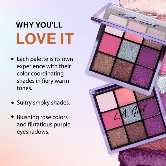 L.A. Girl Eyeshadow Keep It Playful Palette, 14g L.A. Girl Eyeshadow Keep It Playful Palette, 14g