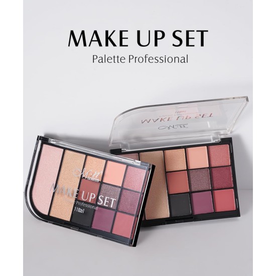 New Makeup Set Palette Eyeshadow & Highlighter - 11 Colors New Makeup Set Palette Eyeshadow & Highlighter - 11 Colors