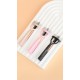 Hermania Foldable Eyelash Separator Comb Mascara Declumper Eye Tool with Cover (Foldable with Spoolie, Black) Hermania Foldable Eyelash Separator Comb Mascara Declumper Eye Tool with Cover (Foldable with Spoolie, Black)