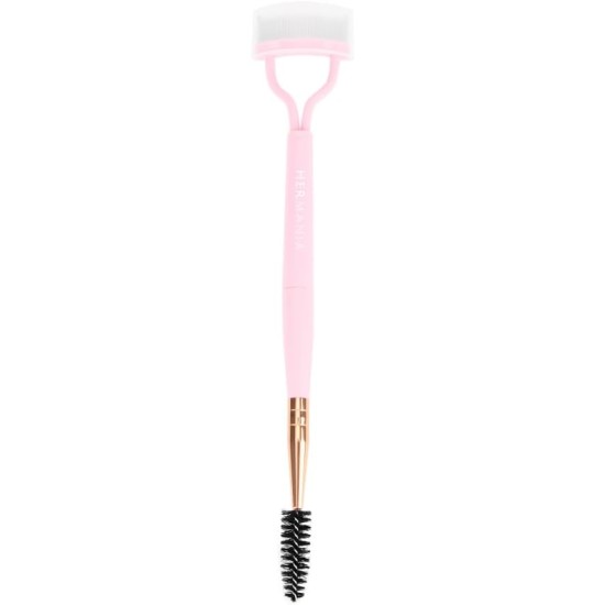 Hermania Foldable Eyelash Separator Comb Mascara Declumper Eye Tool with Cover (Foldable with Spoolie, Black) Hermania Foldable Eyelash Separator Comb Mascara Declumper Eye Tool with Cover (Foldable with Spoolie, Black)