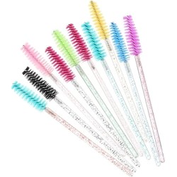 Mascara & Eyelashes Brush Spoolies for Eye Lash Extension &Eyebrow Applicator (Assorted color)