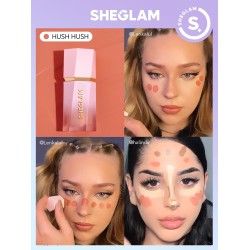 SHEGLAM Hush Hush Liquid Blush, Bloom