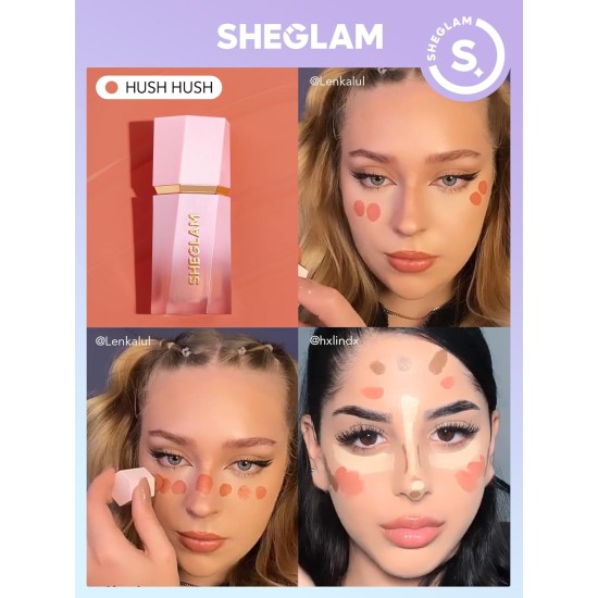 SHEGLAM Hush Hush Liquid Blush, Bloom SHEGLAM Hush Hush Liquid Blush, Bloom