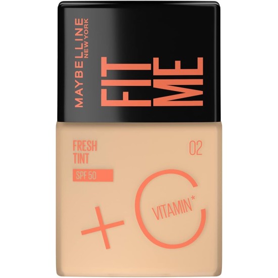 Maybelline New York, Fit Me Fresh Tint SPF 50 with Brightening Vitamin C, 03 Maybelline New York, Fit Me Fresh Tint SPF 50 with Brightening Vitamin C, 03
