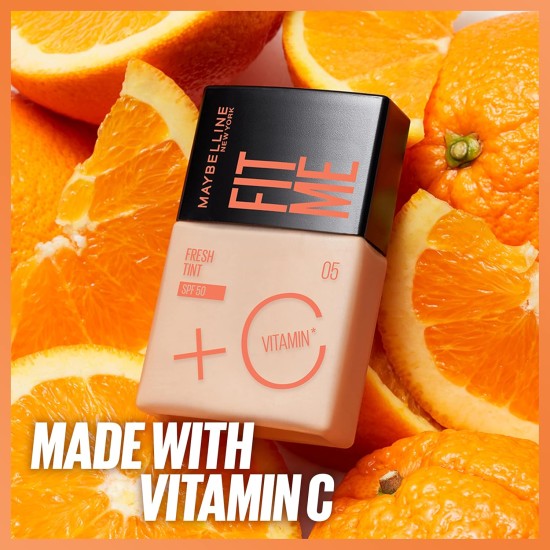 Maybelline New York, Fit Me Fresh Tint SPF 50 with Brightening Vitamin C, 03 Maybelline New York, Fit Me Fresh Tint SPF 50 with Brightening Vitamin C, 03
