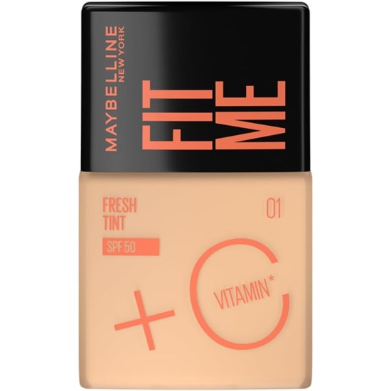 Maybelline New York, Fit Me Fresh Tint SPF 50 with Brightening Vitamin C, 03 Maybelline New York, Fit Me Fresh Tint SPF 50 with Brightening Vitamin C, 03