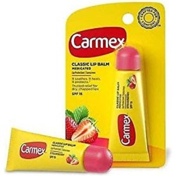 Carmex Original Lip Balm Tube, Strawberry - 10G