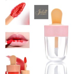 2 Pcs 6ml Cute Pink Ice Cream Lip Gloss Empty Bottle, Reusable, Suitable for Various Color Lip Gloss and Lip Balm Containers By Julia Store