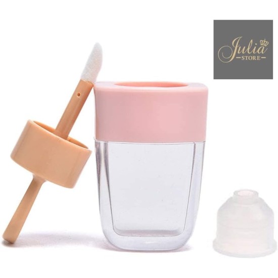 2 Pcs 6ml Cute Pink Ice Cream Lip Gloss Empty Bottle, Reusable, Suitable for Various Color Lip Gloss and Lip Balm Containers By Julia Store 2 Pcs 6ml Cute Pink Ice Cream Lip Gloss Empty Bottle, Reusable, Suitable for Various Color Lip Gloss and Lip Balm Containers By Julia Store
